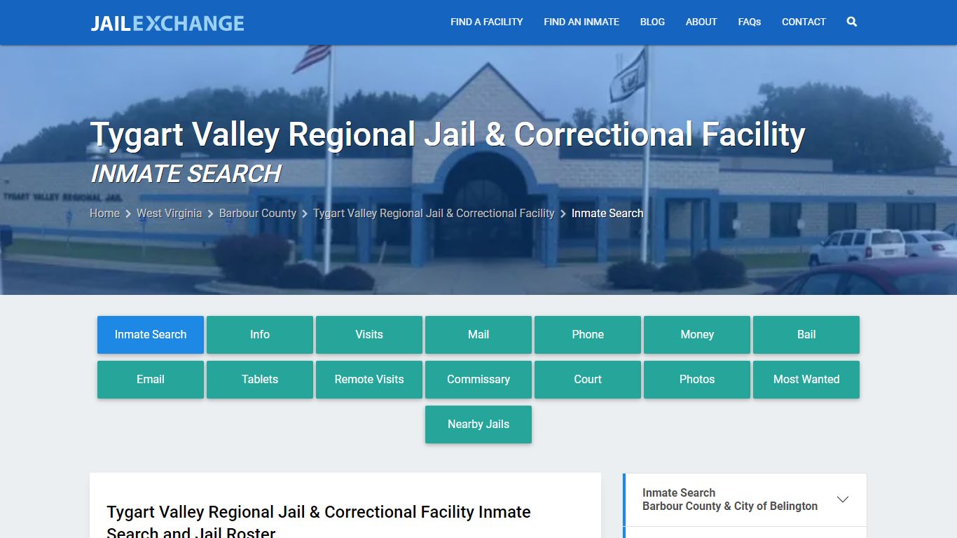 Inmate Search: Roster & Mugshots - Tygart Valley Regional Jail ...